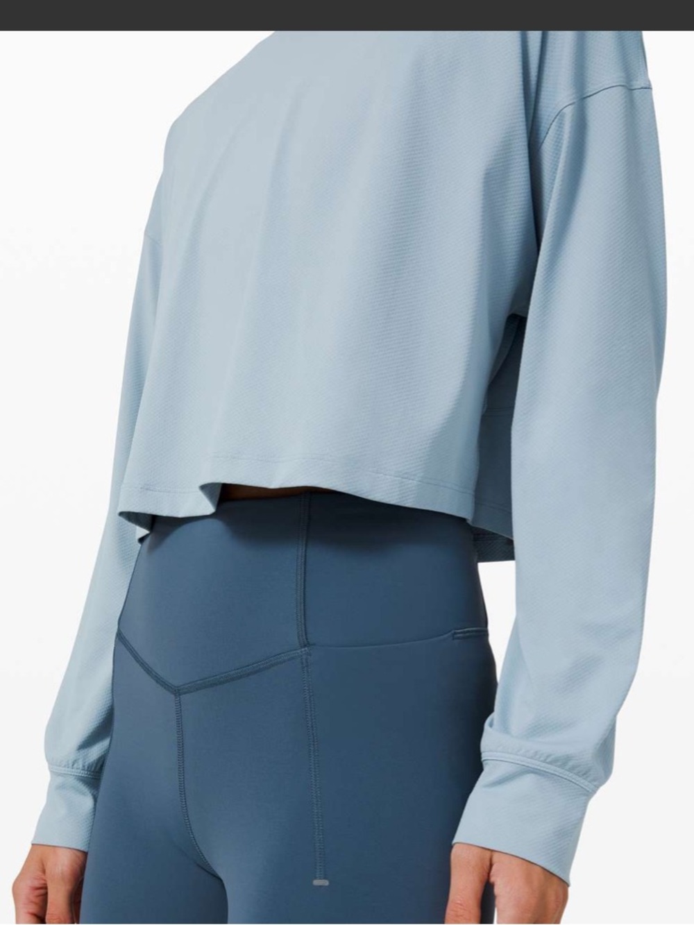 lululemon athletica Muscle Love Long Sleeve Top — Light Blue